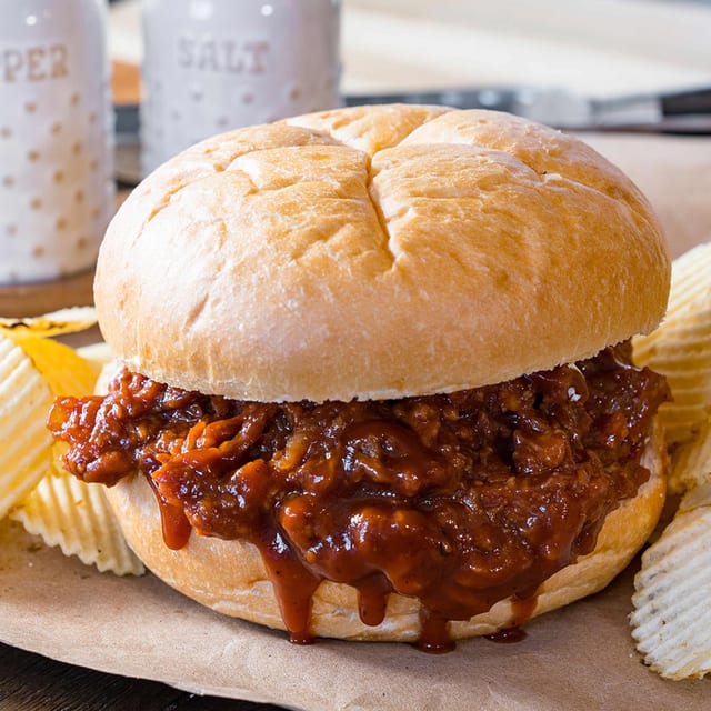 BBQ chicken sandwich combo.