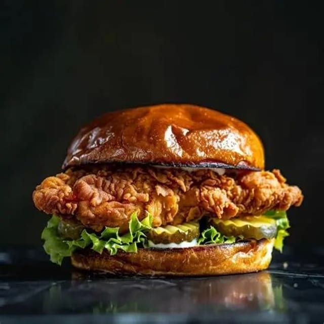 Chicken sandwich combo.