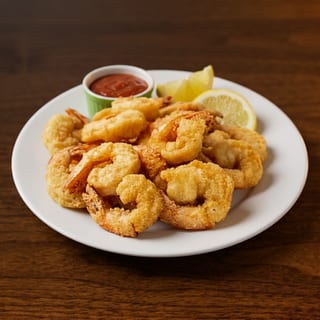 Shrimp, Side and Drink