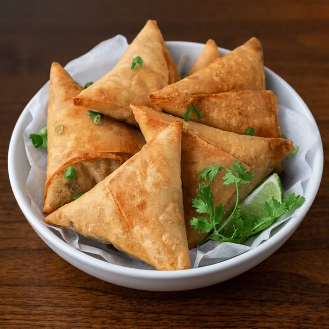 Vegetable Samosa.