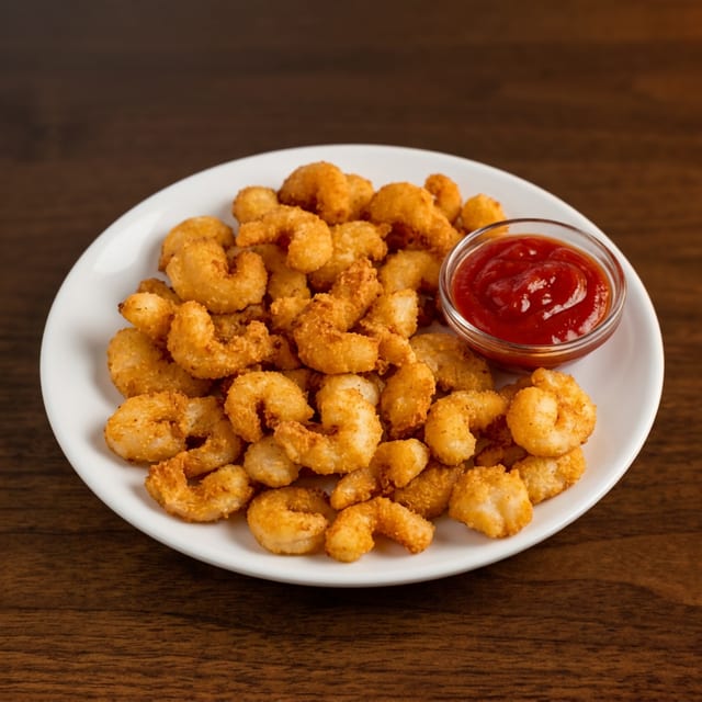 Popcorn Shrimp, Side and Drink.