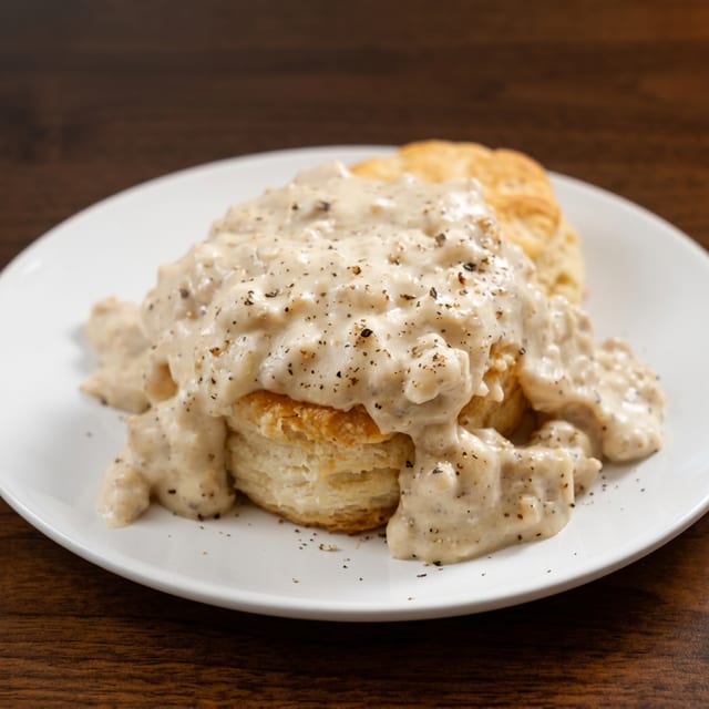 Biscuit and Gravy.