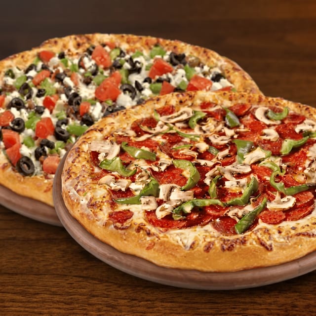Two Large Pizzas.