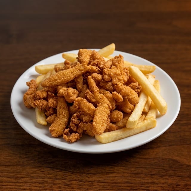 Clam Strip Basket.